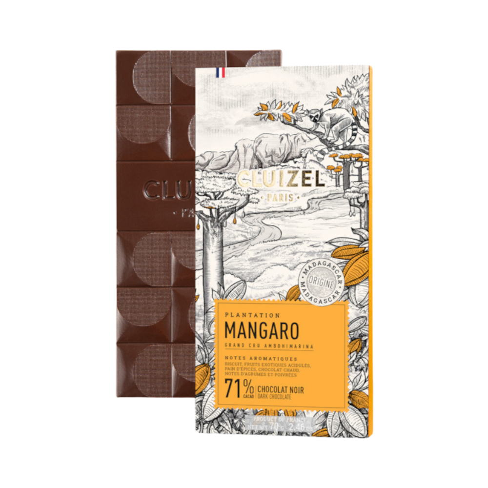 Tablette de chocolat noir "Grande Plantation : Mangaro" - Confiserie des Arcades