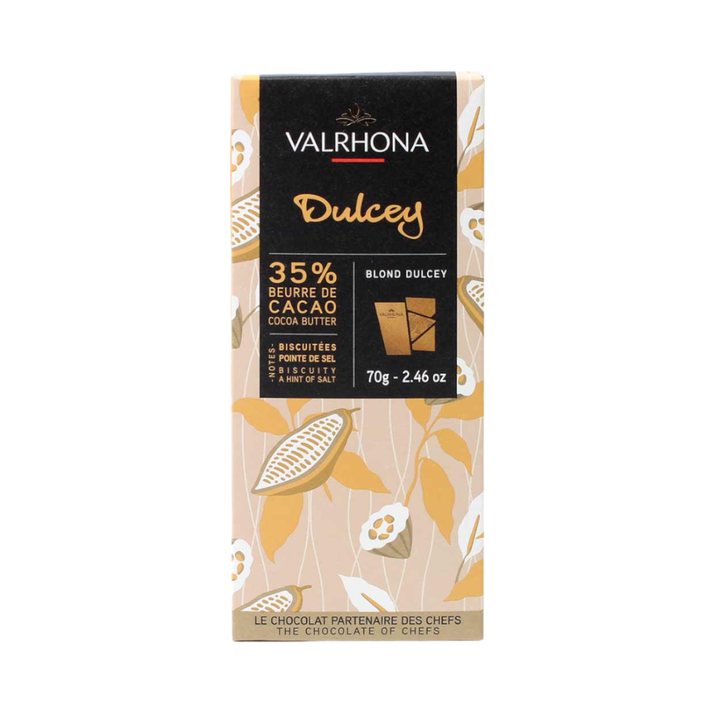 Tablette de chocolat blond Dulcey 32%