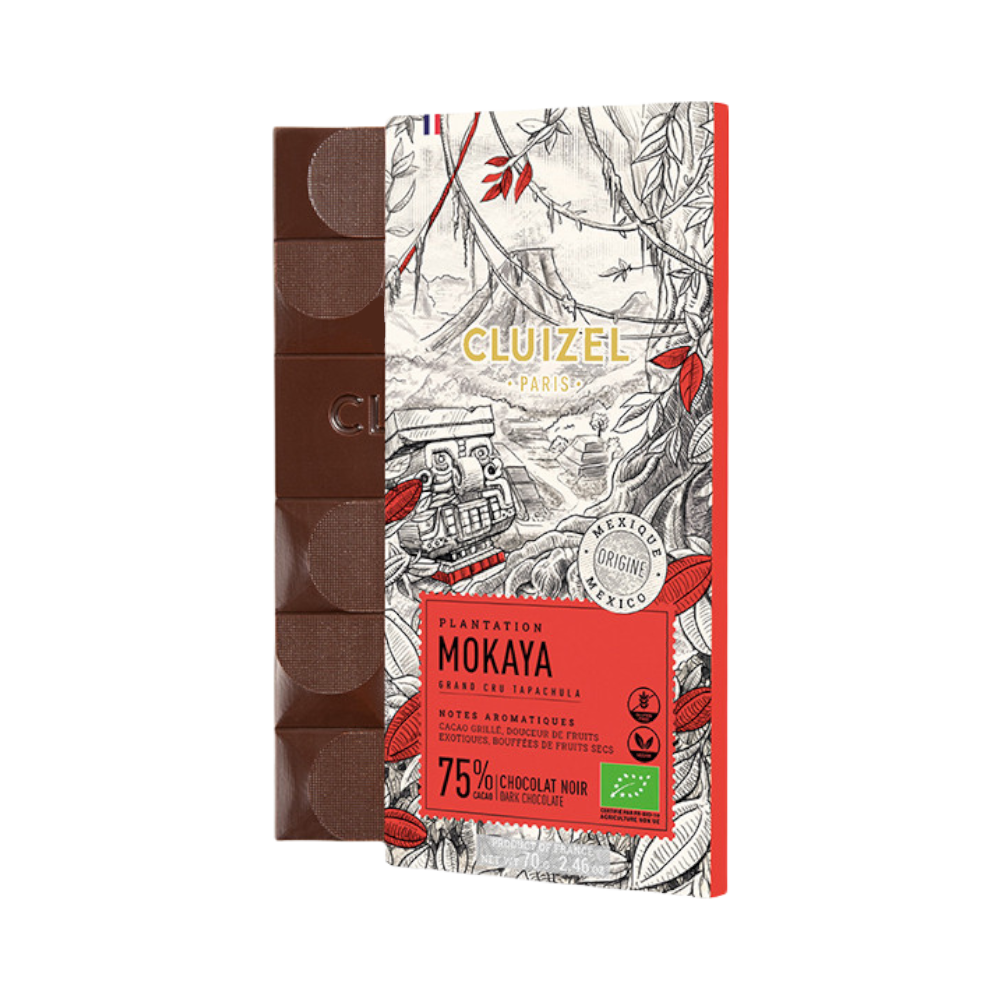 tablette chocolat noir mokaya 75% michel cluizel