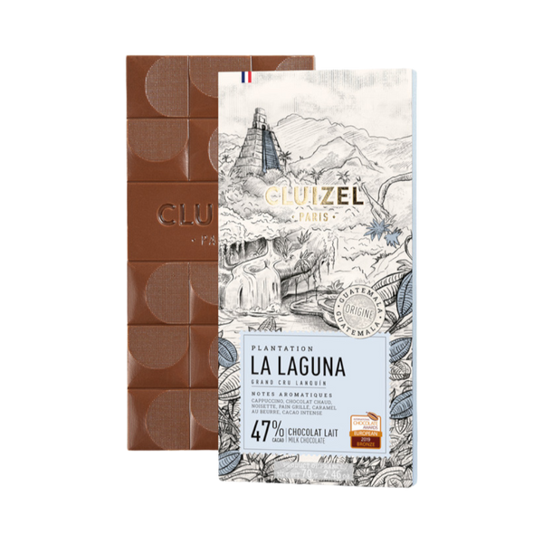 Tablette de chocolat au lait "Grande Plantation : La Laguna"
