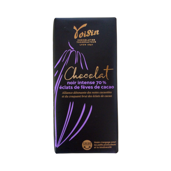 Tablette "Collection Dégustation : Éclats de fèves de cacao" - Confiserie des Arcades