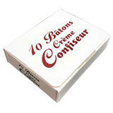 Boite de 10 bâtons crème confiseur - Confiserie des Arcades