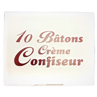 Boite de 10 bâtons crème confiseur - Confiserie des Arcades