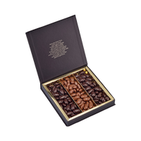 Coffret "Passion" amandes chocolat noir et lait