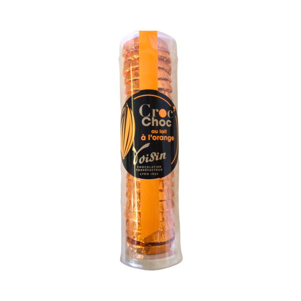 Etuis Croc'Choc Lait Orange - Confiserie des Arcades