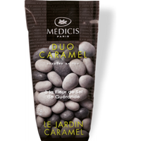 Dragées "Duo Caramel à la fleur de Sel de Guérande- Gris" - Confiserie des Arcades