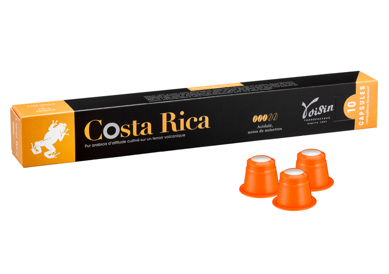 Capsules de café de Costa Rica - Confiserie des Arcades