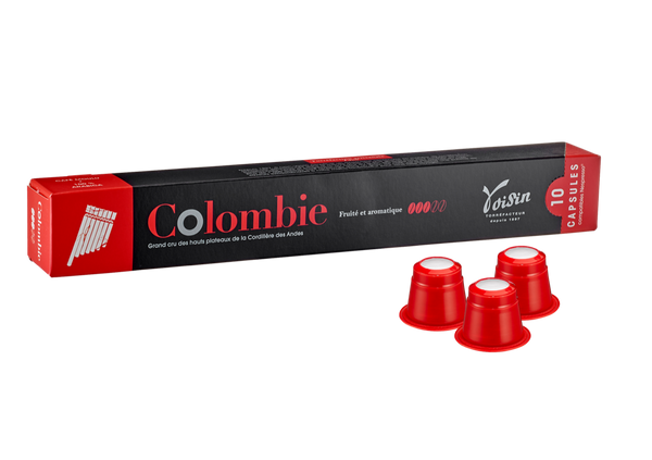 Capsules de café de Colombie - Confiserie des Arcades