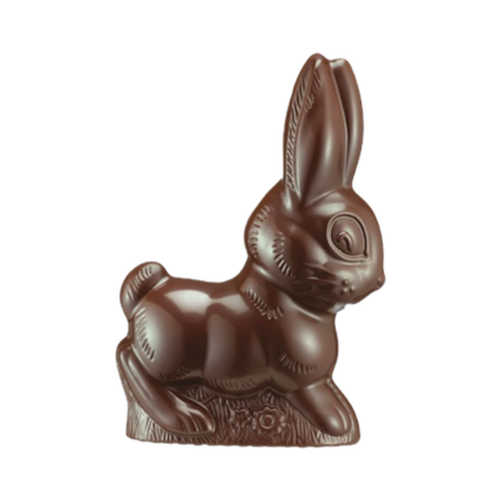 Moulage lapin noir non garni