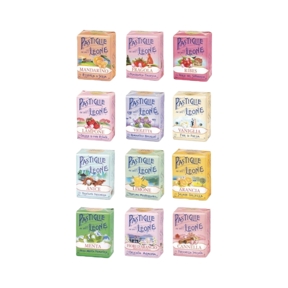 Boîte de pastilles aux fruits