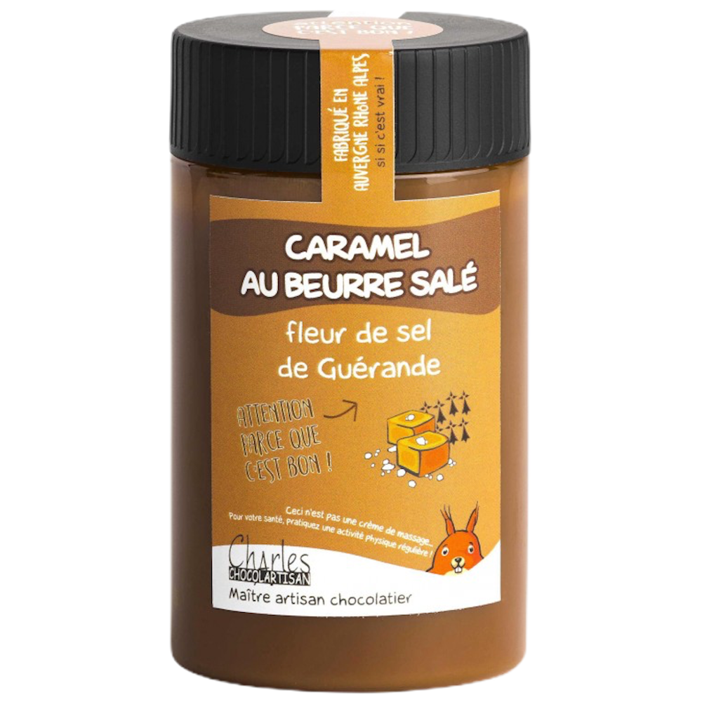 Pâte à tartiner Caramel beurre salé et fleur de sel de Gérande 280g - Confiserie des Arcades