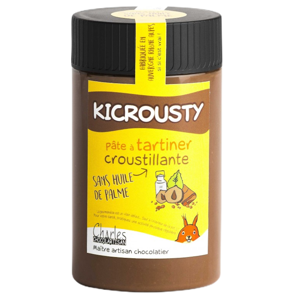 Pâte à tartiner 280g Kicrousty - Confiserie des Arcades