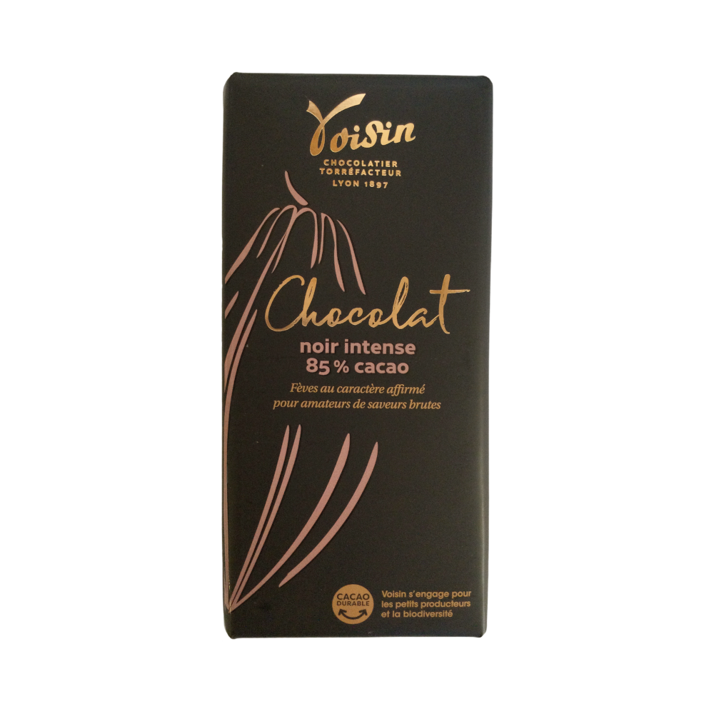 Tablette de chocolat noir 85% Voisin