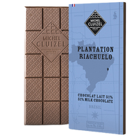 Tablette de chocolat au lait "Grande Plantation : Riachuelo" - Confiserie des Arcades